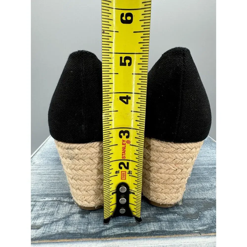 NEW Bandolino Women’s Espadrille Wedge Pumps Black Size 10M - Picture 4 of 10